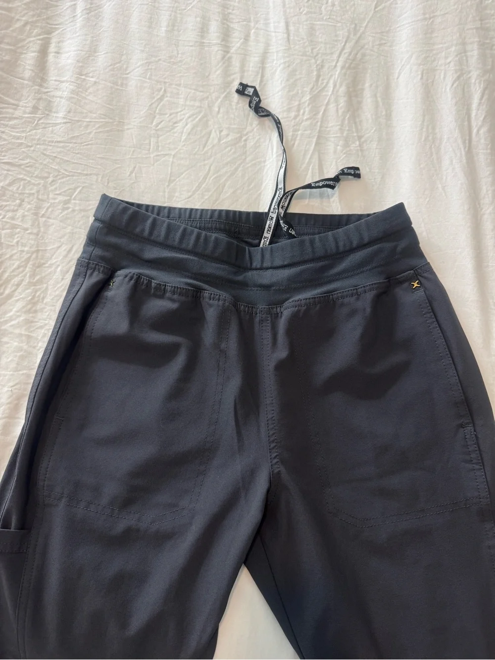 Dark Grey Scrub Jogger Pants